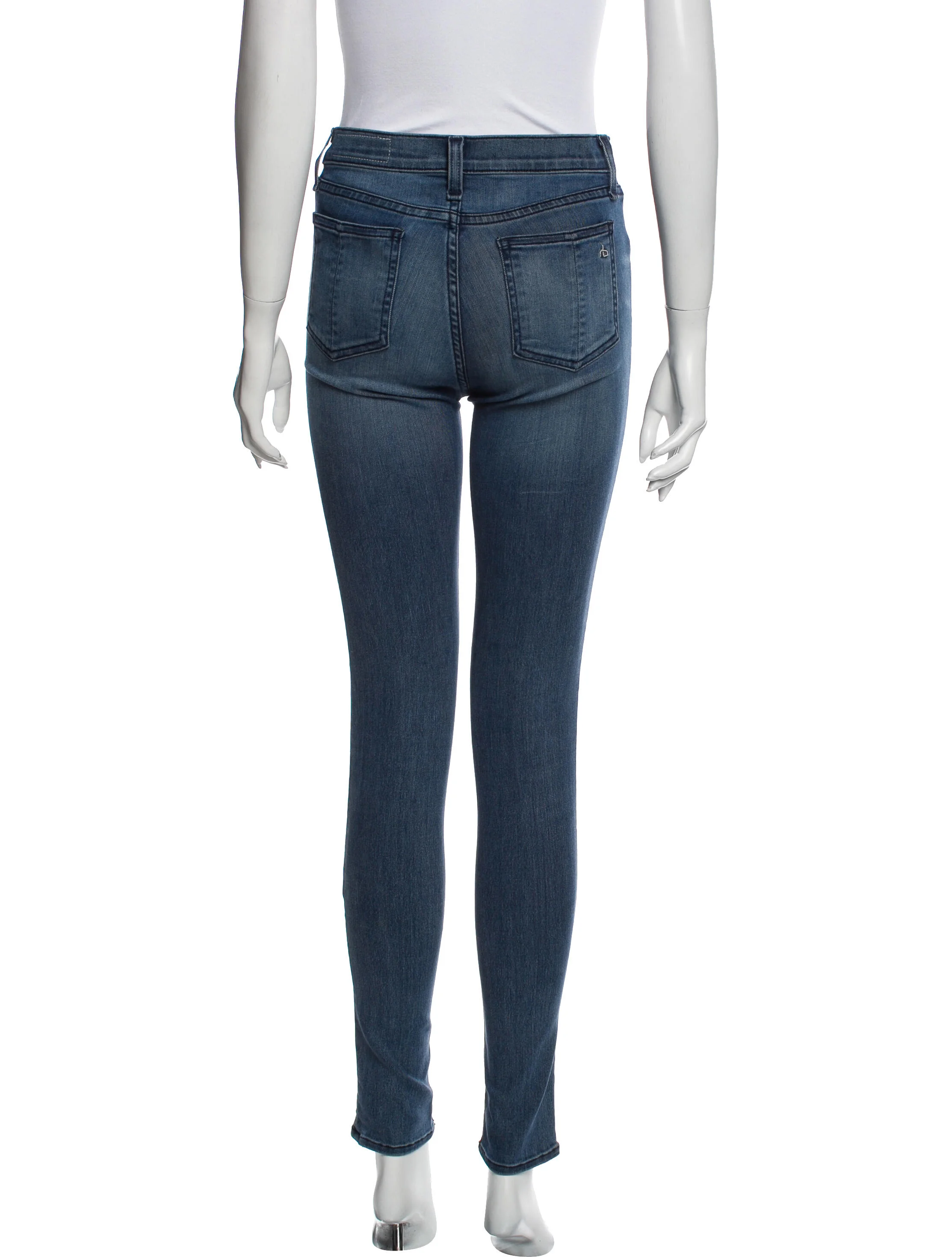 Rag & BoneMid-Rise Skinny Leg Jeans 3 Rag & BoneMid-Rise Skinny Leg Jeans