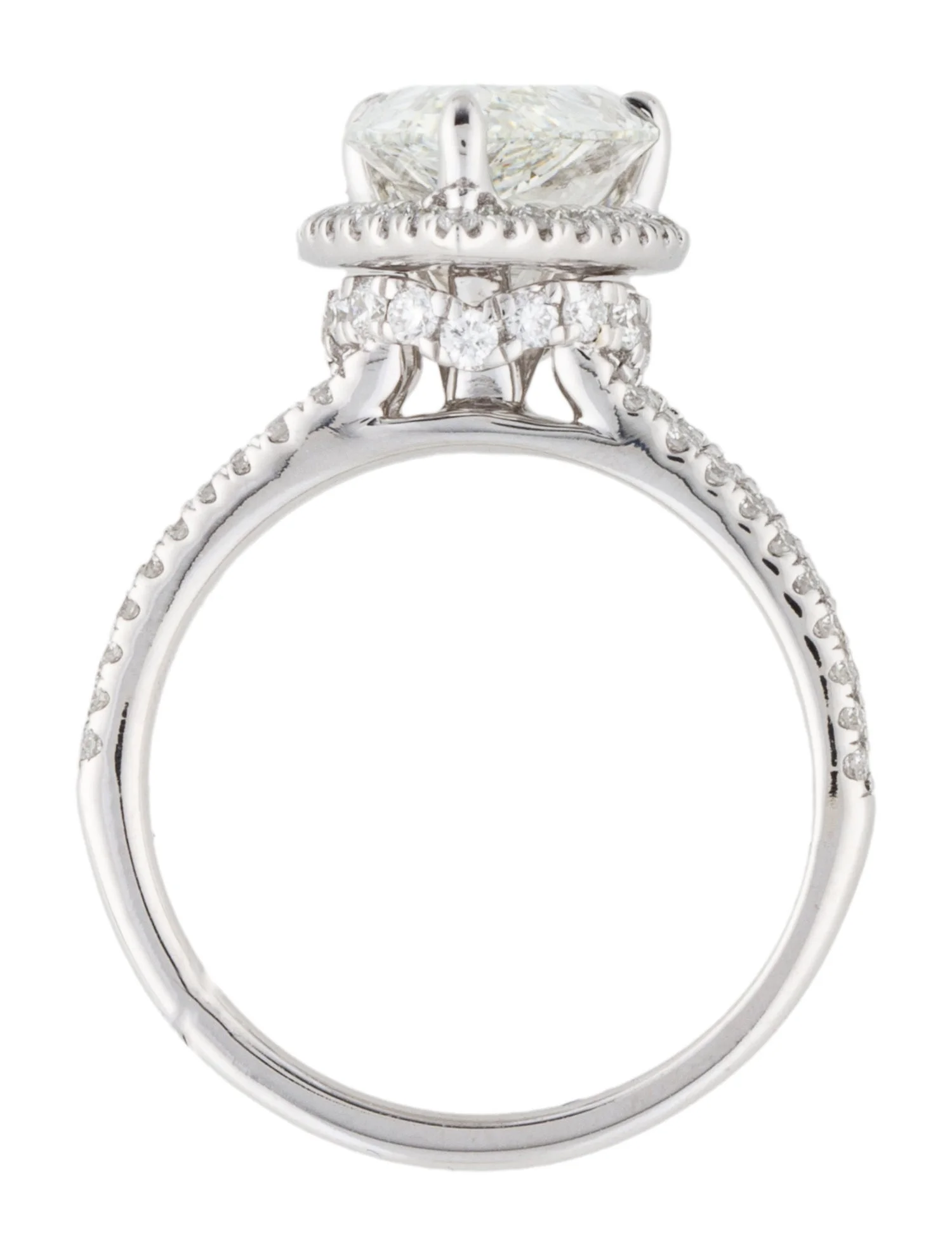 Badgley Mischka3.35ct Lab-Grown Diamond Engagement Ring 5 Badgley Mischka3.35ct Lab-Grown Diamond Engagement Ring