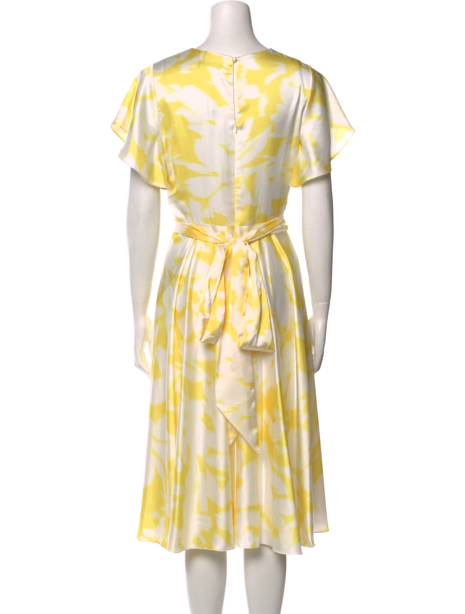 Monique LhuillierPrinted Midi Length Dress w/ Tags 3 Monique LhuillierPrinted Midi Length Dress w/ Tags