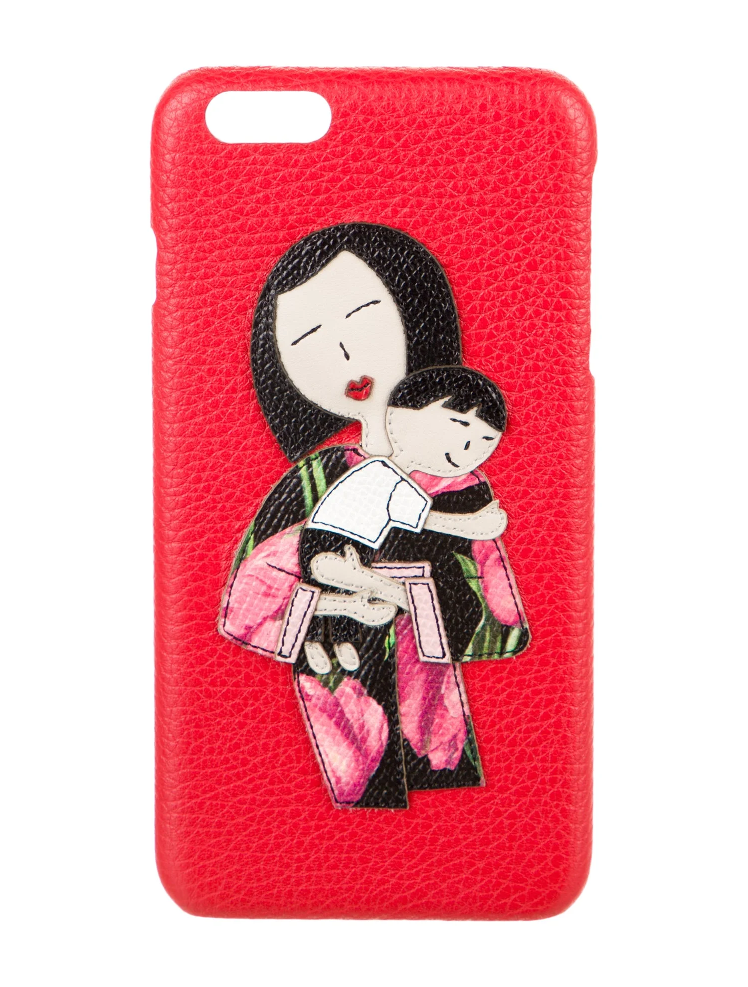 Dolce & GabbanaLeather iPhone Case