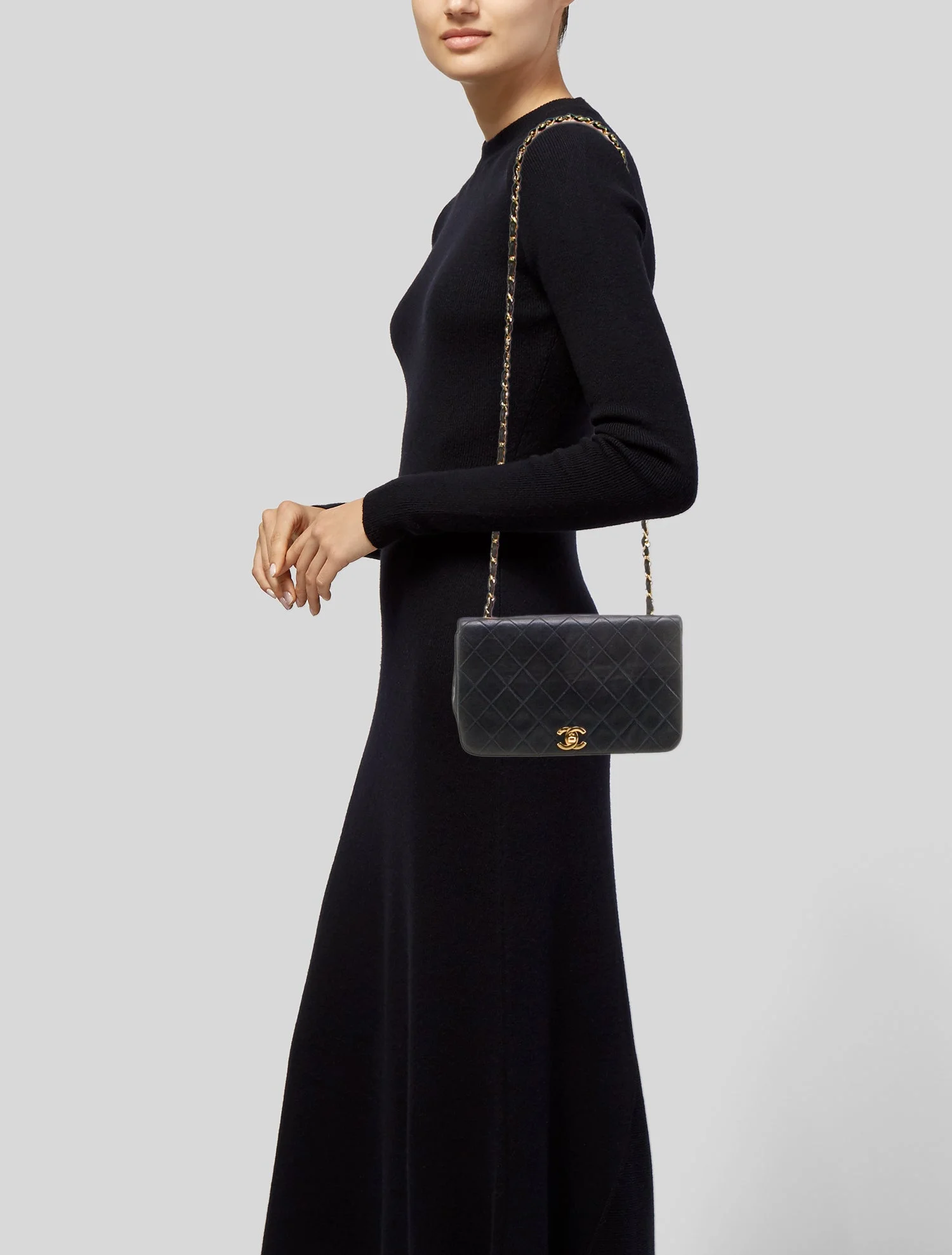 ChanelQuilted CC Flap Shoulder Bag