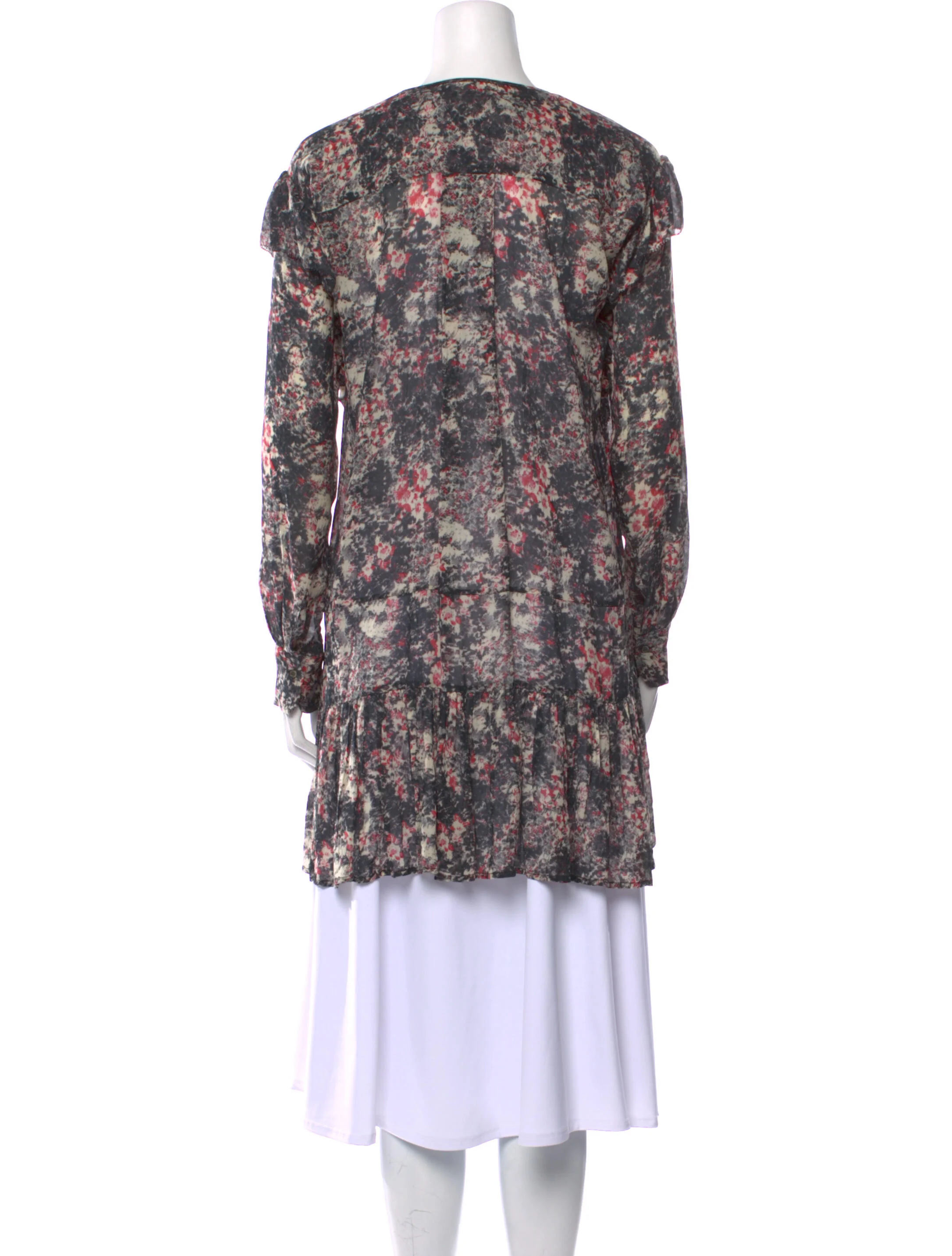 Étoile Isabel MarantFloral Print Mini Dress