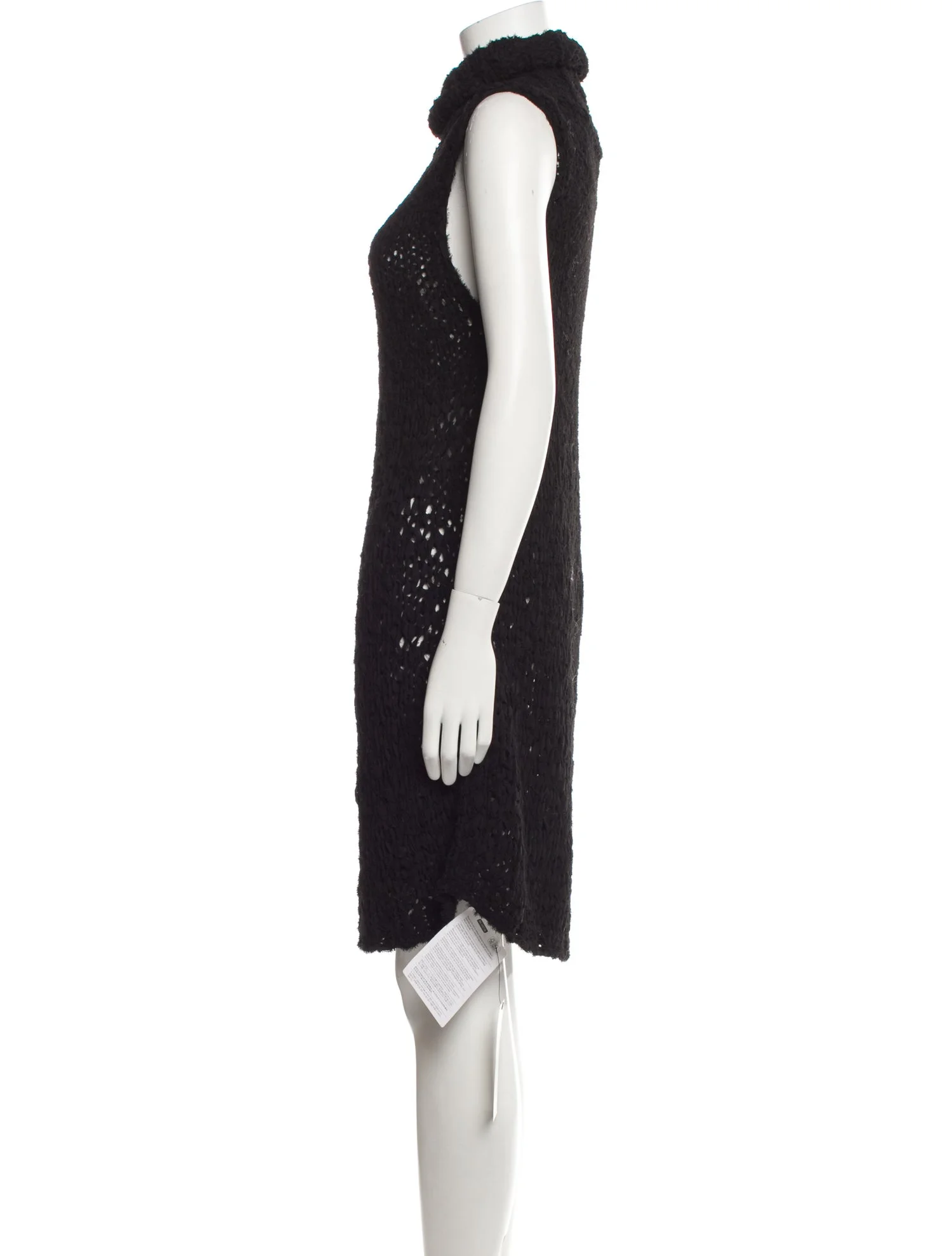 Elisabetta FranchiTurtleneck Knee-Length Dress w/ Tags