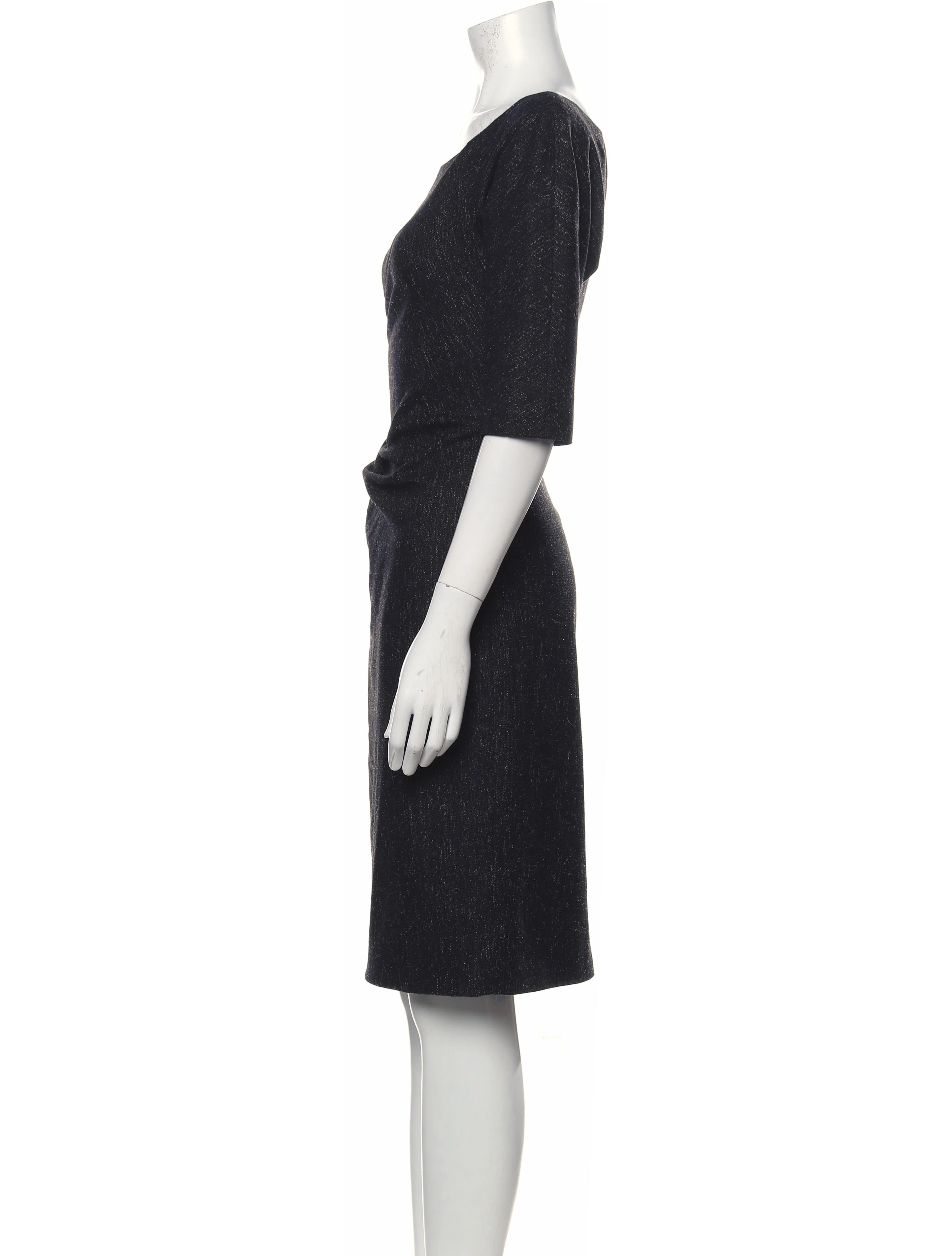 Lela RoseBateau Neckline Knee-Length Dress