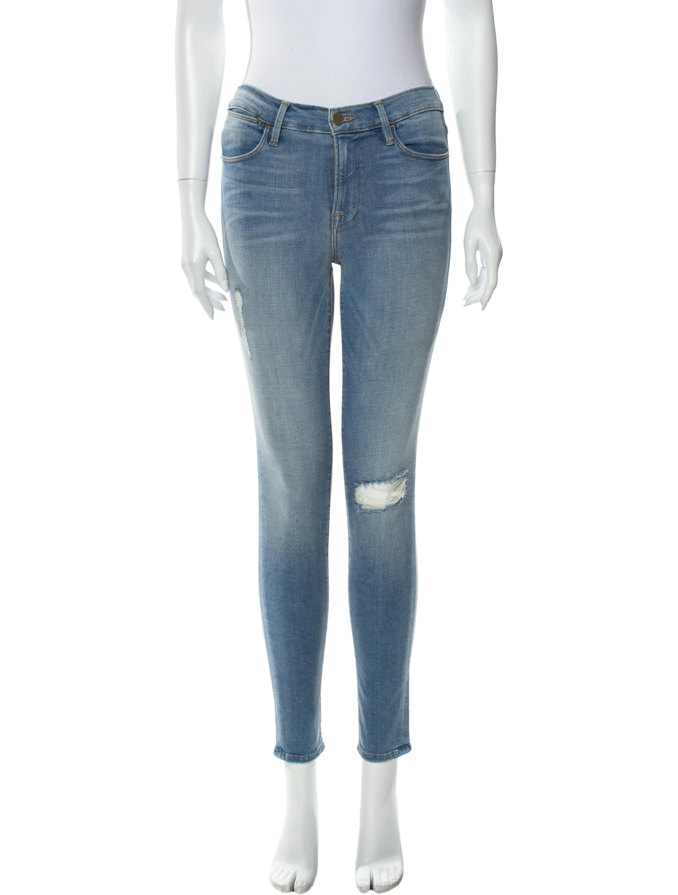 FRAMEMid-Rise Skinny Leg Jeans