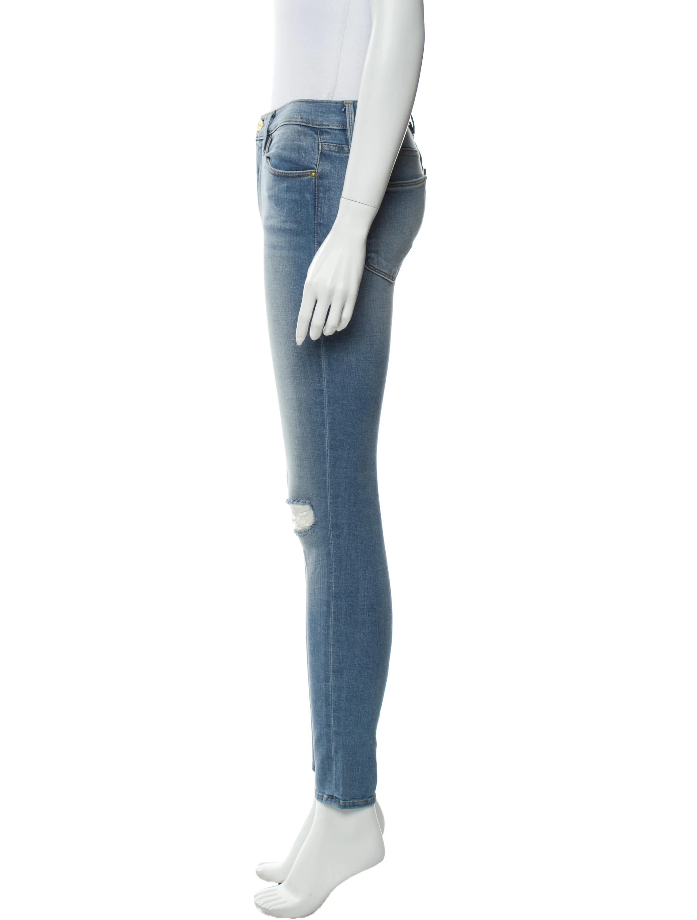 FRAMEMid-Rise Skinny Leg Jeans