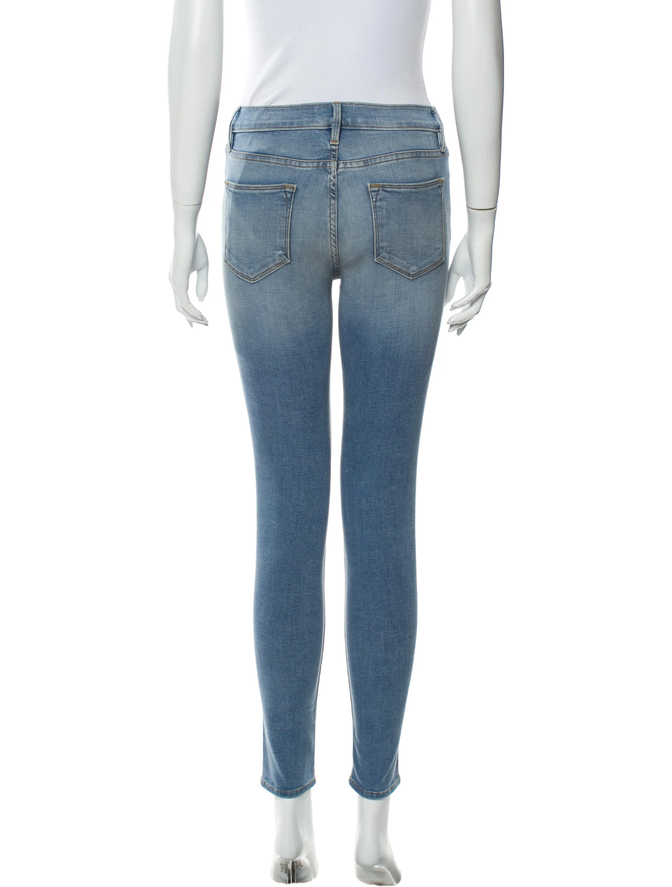FRAMEMid-Rise Skinny Leg Jeans