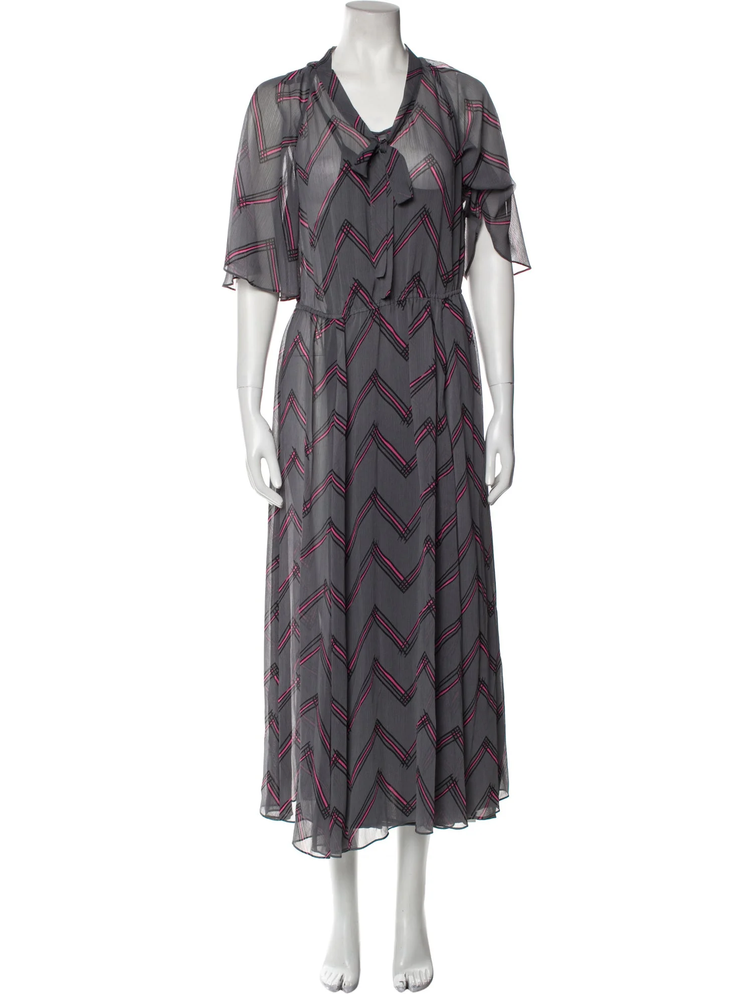 Emporio ArmaniPrinted Long Dress w/ Tags