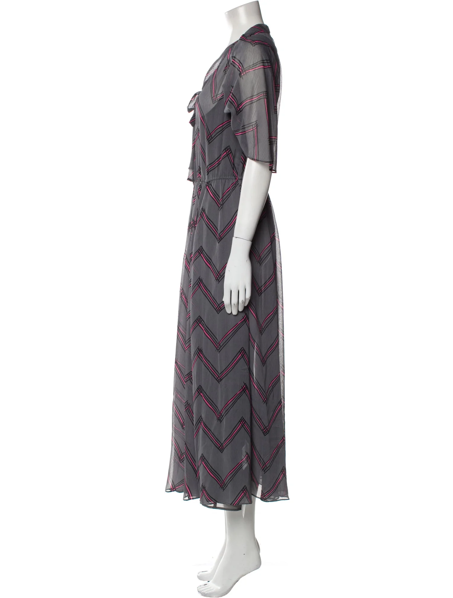 Emporio ArmaniPrinted Long Dress w/ Tags
