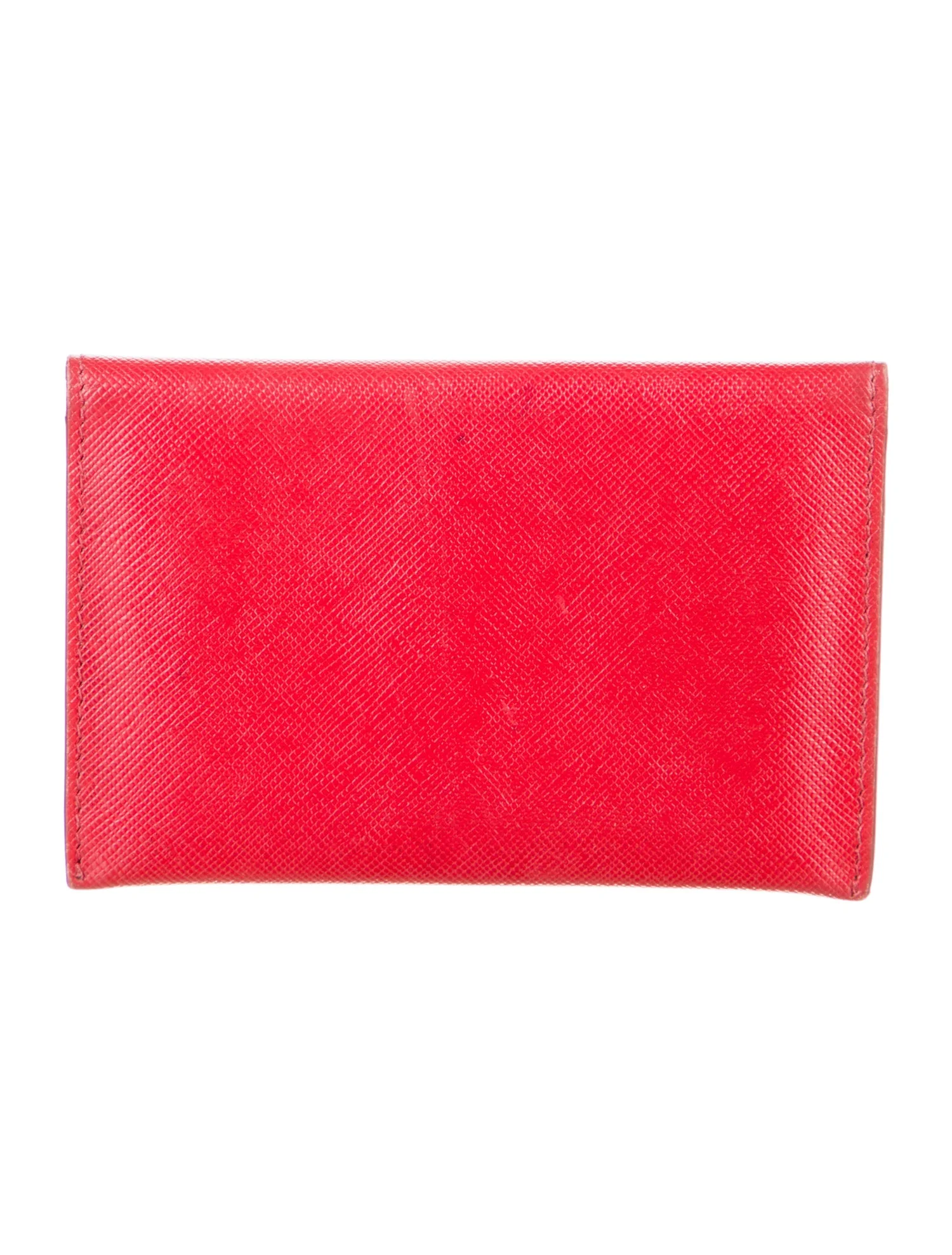 PradaSaffiano Metal Leather Card Holder