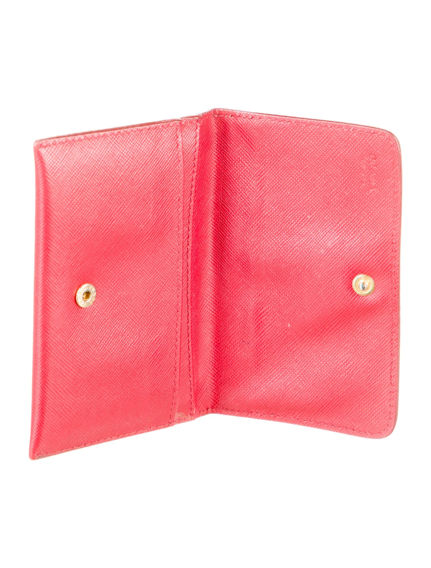 PradaSaffiano Metal Leather Card Holder 3 PradaSaffiano Metal Leather Card Holder