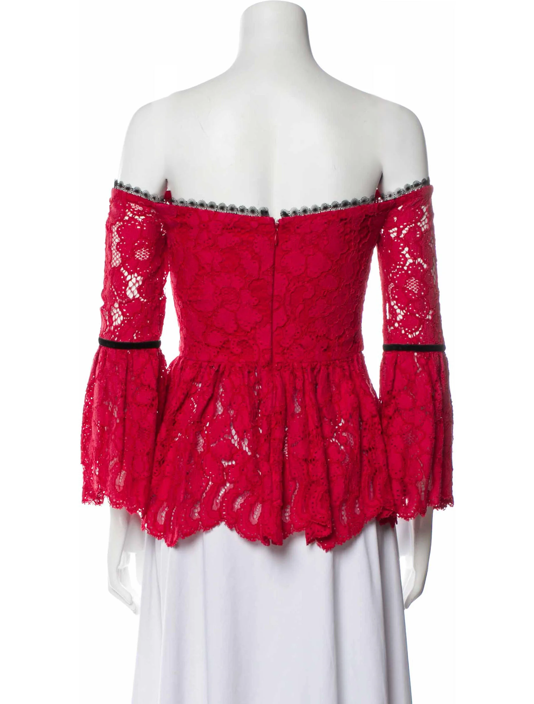 AlexisLace Pattern Off-The-Shoulder Blouse 3 AlexisLace Pattern Off-The-Shoulder Blouse