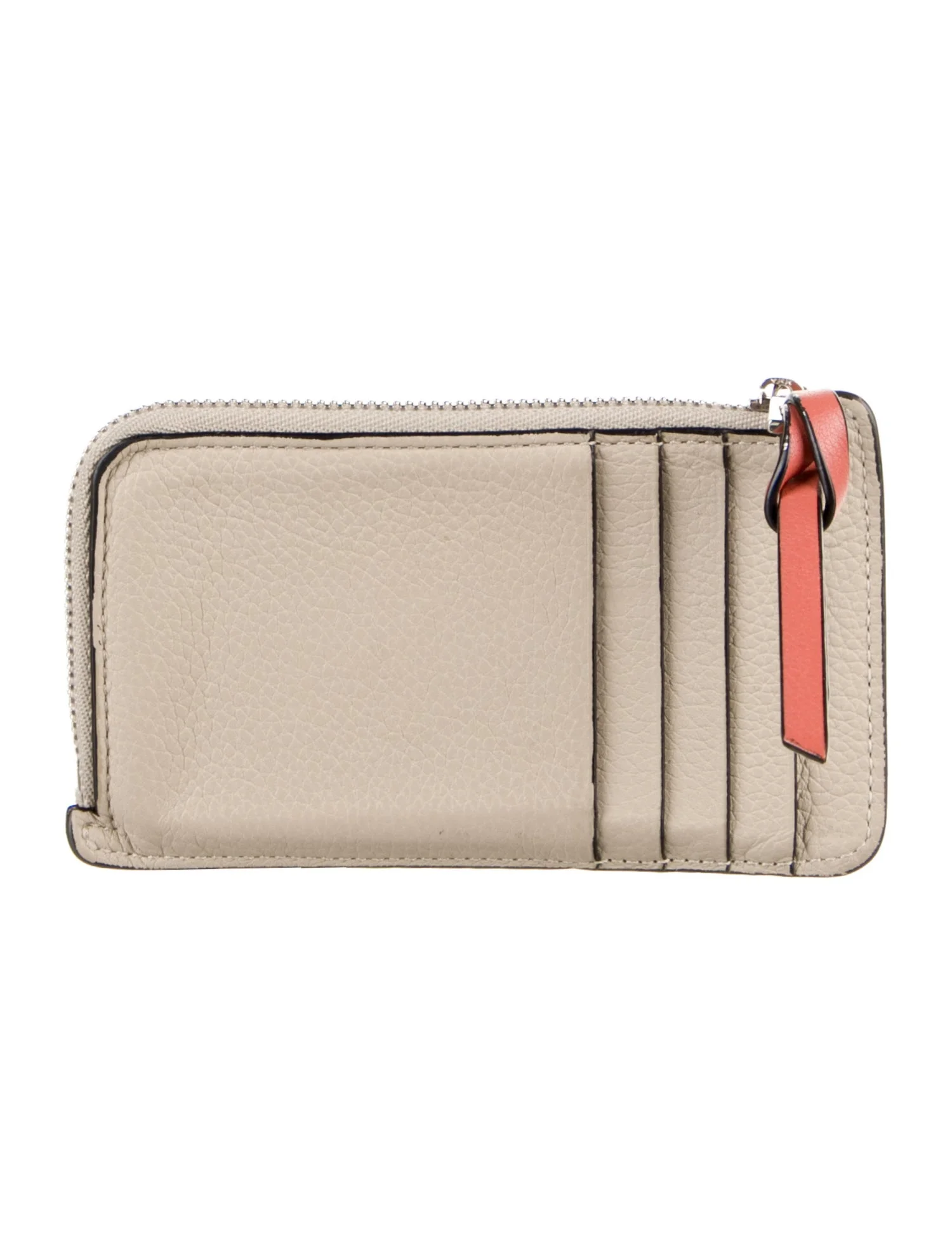 LoeweLeather Colorblock Pattern Coin Pouch 3 LoeweLeather Colorblock Pattern Coin Pouch
