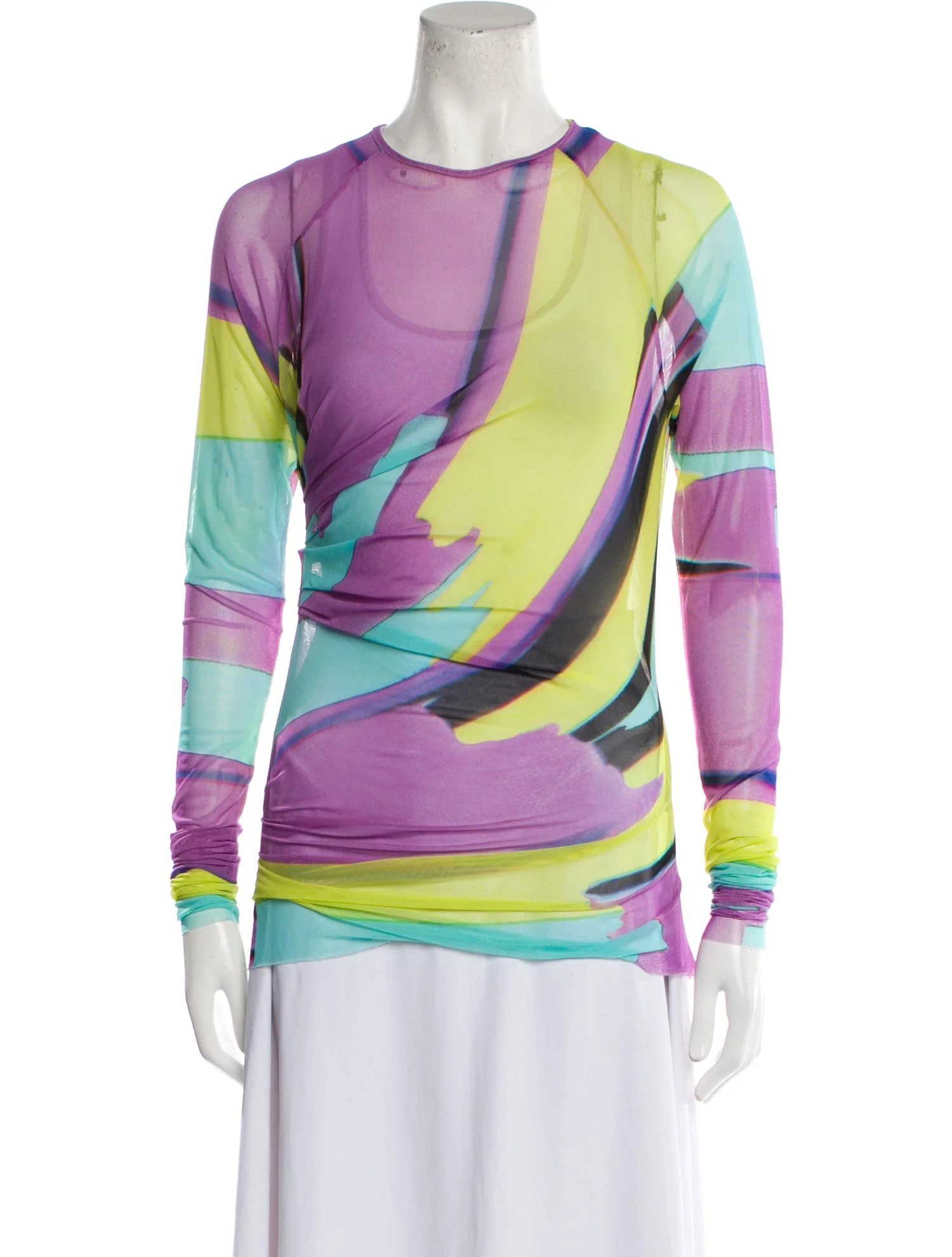 MSGMMesh Printed Sweatshirt w/ Tags