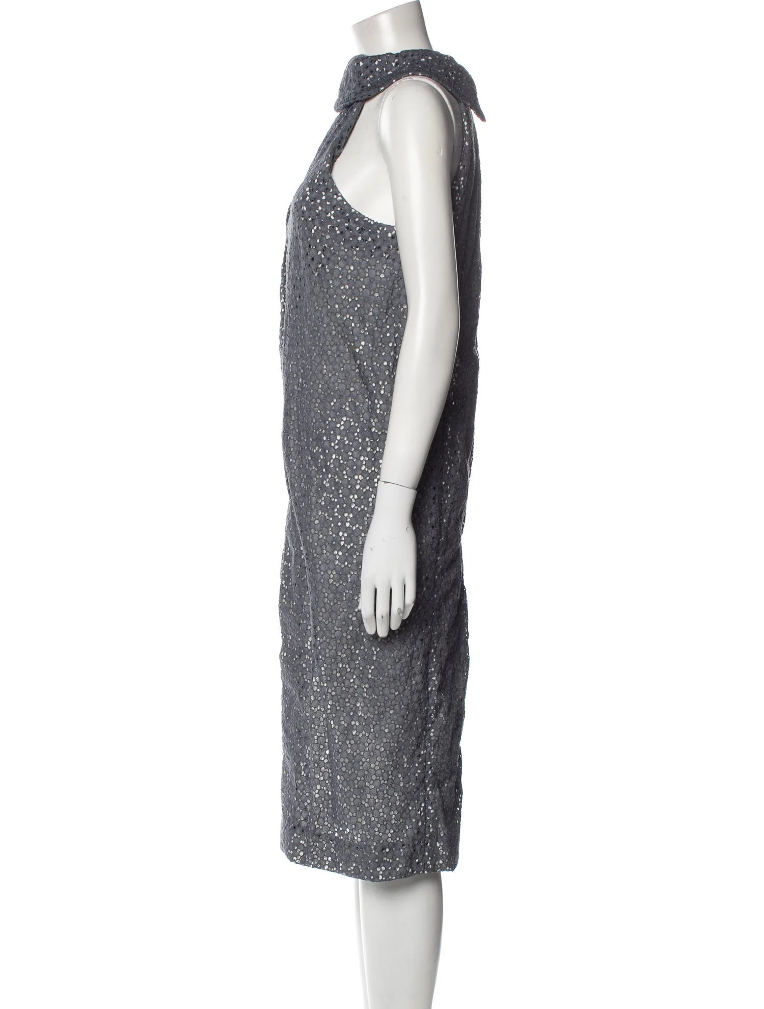 Andre WalkerMock Neck Midi Length Dress