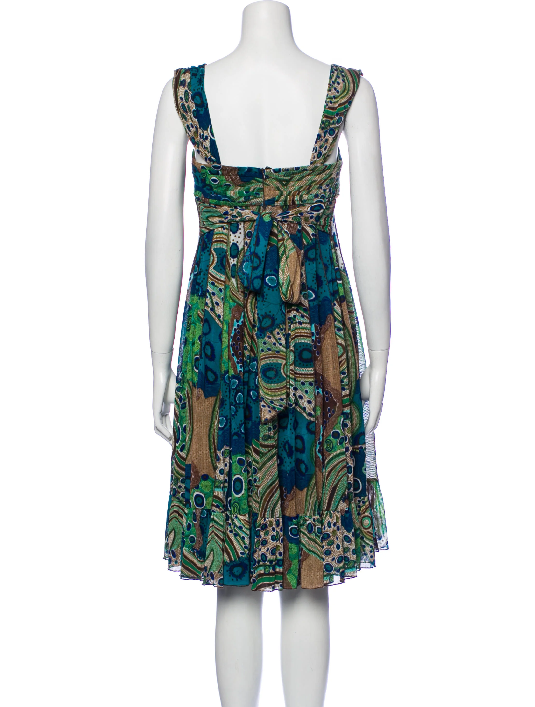 Alberto MakaliPrinted Knee-Length Dress